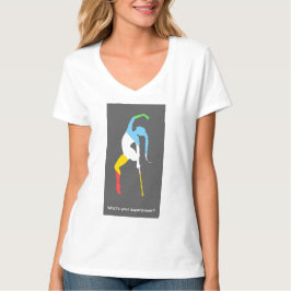 Vad är din superkraft? Funktionshinder månaden T Shirt