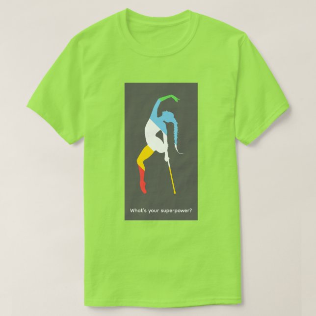 Vad är din superkraft? Funktionshinder månaden T Shirt (Design framsida)