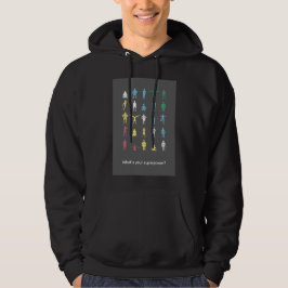 Vad är din superkraft? Funktionshinderstolthetsmån Hoodie