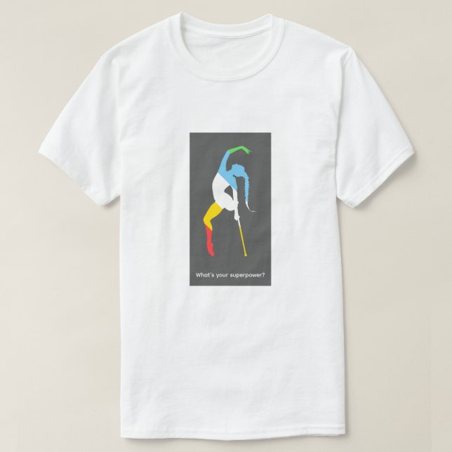 Vad är din superkraft? Månad för funktionshinderst T Shirt (Design framsida)