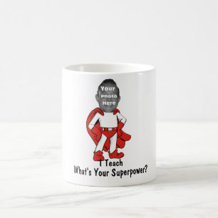 Vad är din supermakt? -Röd Kaffemugg