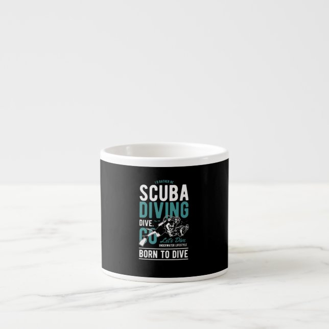 Vad är din supermakt under Vatten? Espressomugg (Framsidan)