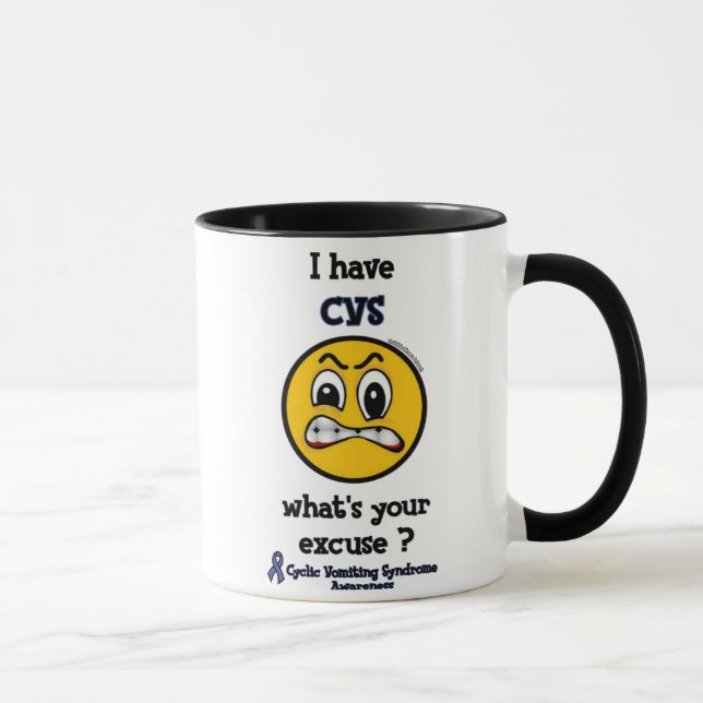 Vad är din ursäkt, CVS Mugg? Mugg (Höger)