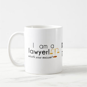 Vad är din ursäkt? kaffemugg