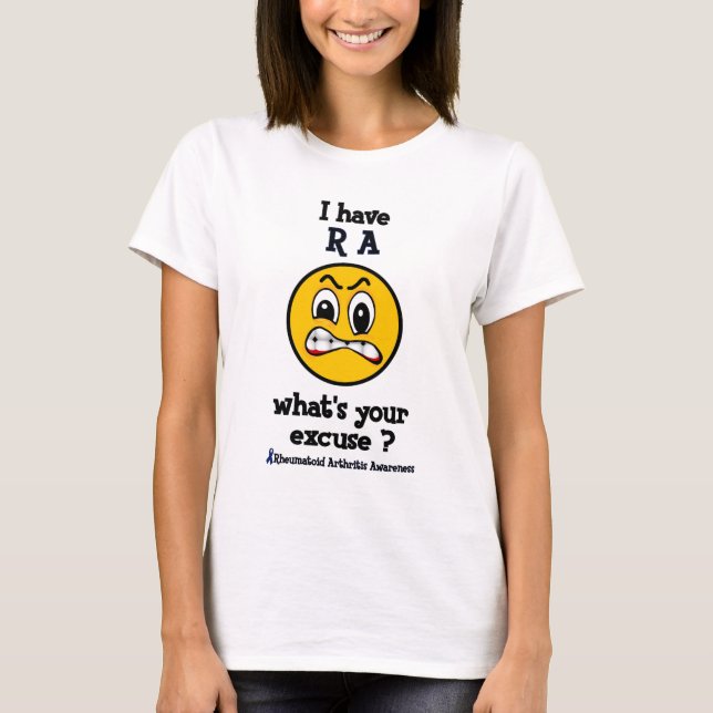 Vad är din ursäkt... tee shirt (Framsida)