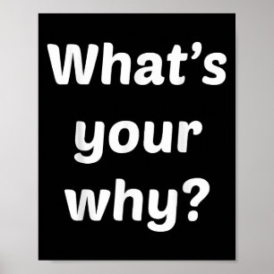 Vad är din Varför Inspirerande Motivations Entrepr Poster