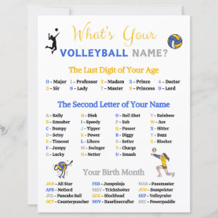 Vad är din Volleyball Namn-match?
