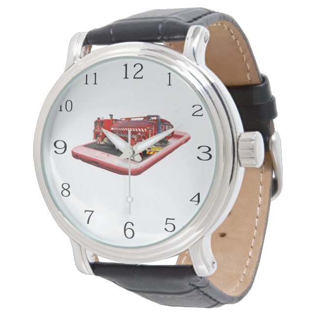 Vad är ditt Akut: Fire Lastbil pop out Art? Armbandsur (Vinklad)