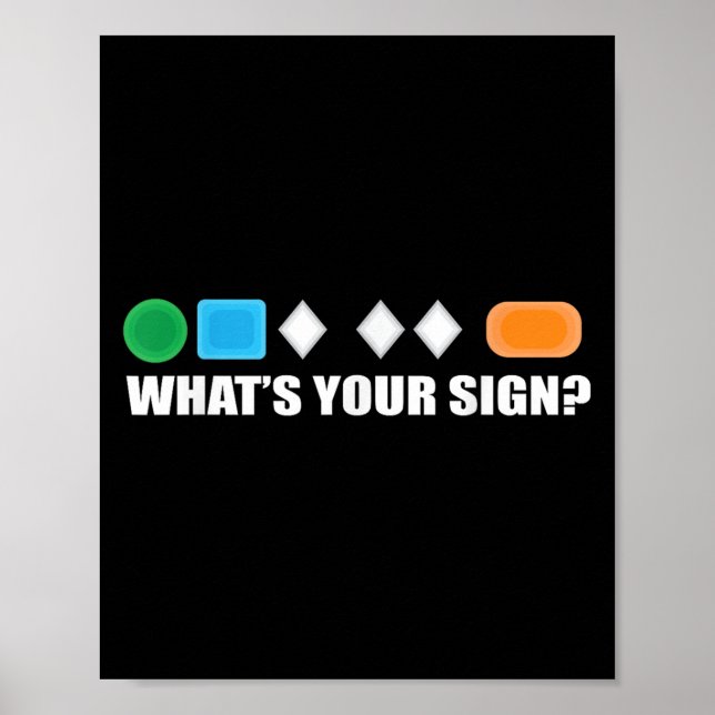 Vad Är Ditt Tecken Skidåkning Svårighet Ski Skidåk Poster (Framsidan)