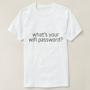 Vad är ditt WiFi-lösenord? Tröja