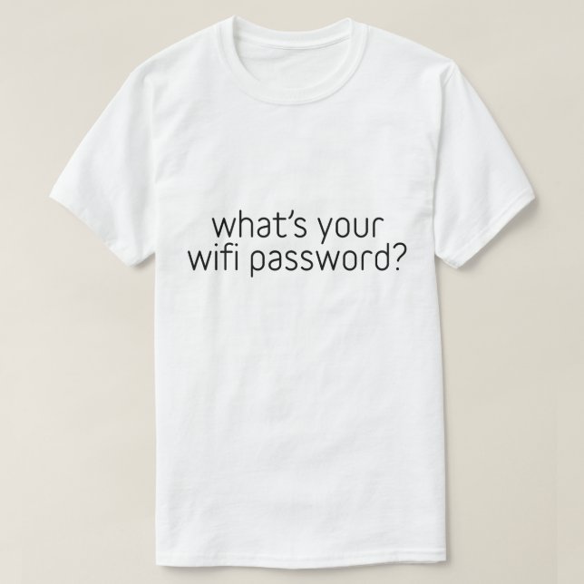 Vad är ditt WiFi-lösenord? Tröja (Design framsida)