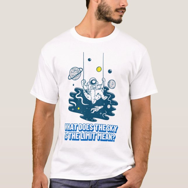 Vad är elaket för gränsvärdet i himlar? t shirt (Framsida)