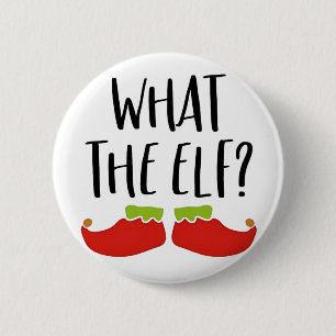 Vad är Elf Funny jul Elf Jultomten? Knapp