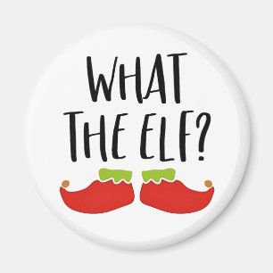 Vad är Elf Funny jul Elf Jultomten? Magnet