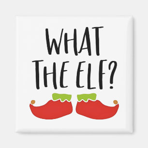 Vad är Elf Funny jul Elf Jultomten? Magnet