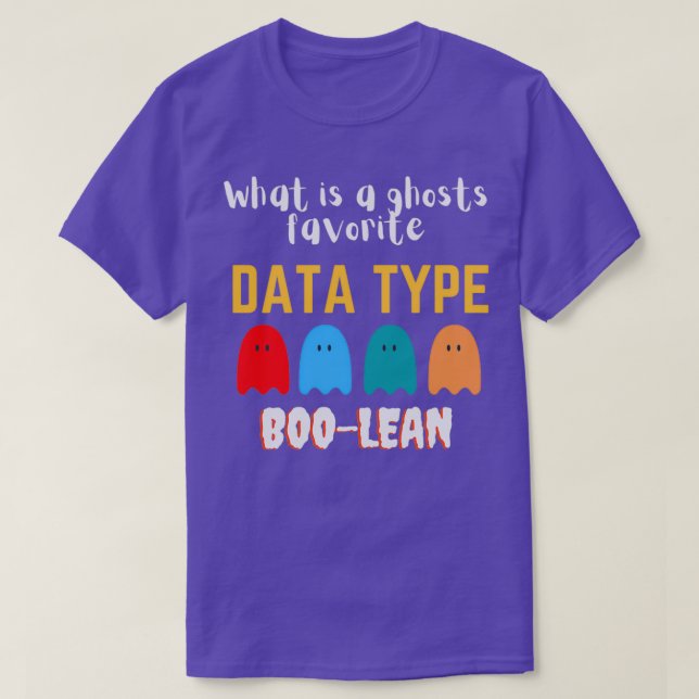 Vad är en favoritdatatyp BOOLEAN? T Shirt (Design framsida)