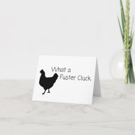 Vad är en Fuster Cluck? BLANK Kort