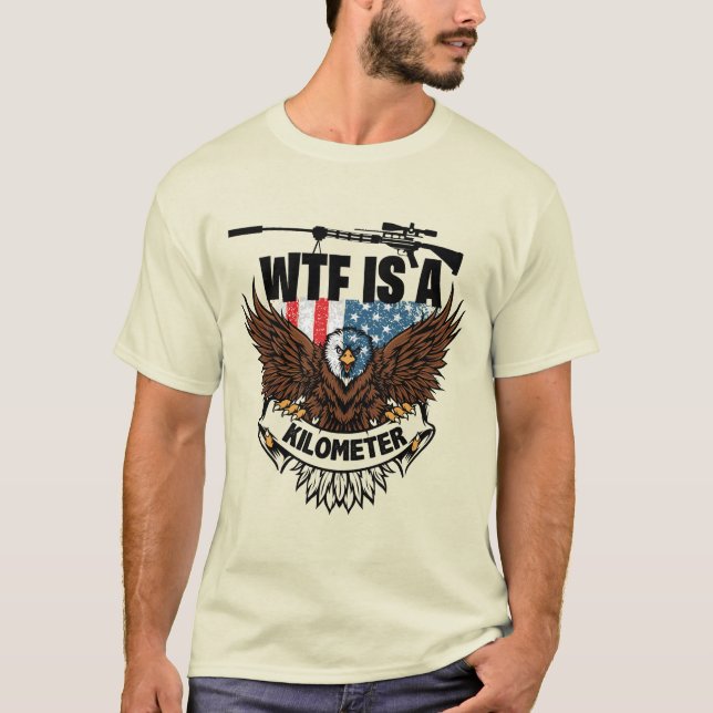 Vad Är En Kilometer T SHIRT DESIGN  (Framsida)