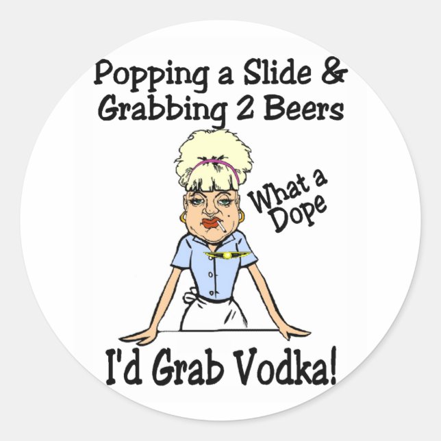 Vad är en påve? runt klistermärke (Framsida)