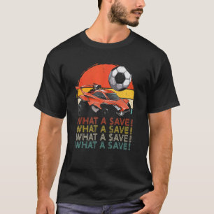 Vad är en Spara Vintage Retro Rocket-fotbil? T Shirt