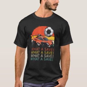 Vad är en Spara Vintage Retro Rocket-fotbil? T Shirt