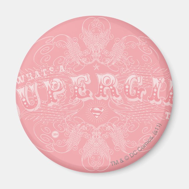 Vad är en superflicka att göra Rosa? Magnet (Framsidan)