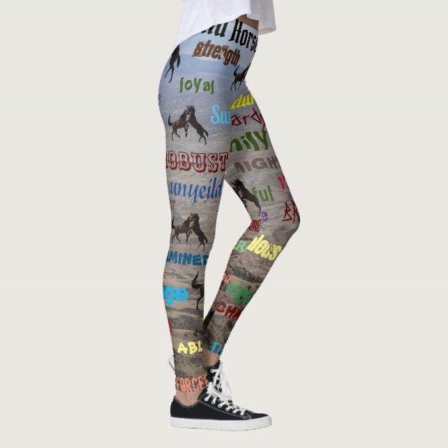 Vad är en vild häst leggings (Höger)
