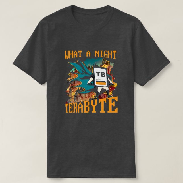 Vad är ett nattprogram för Terabyte - Software Ing T Shirt (Design framsida)