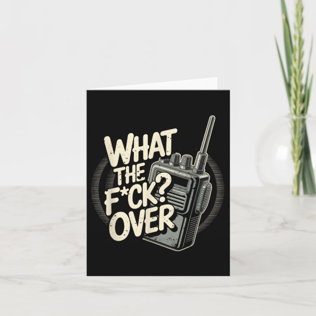 Vad är F C K över Walkie Talkie Hand Radio Sar? Kort (Framsida)