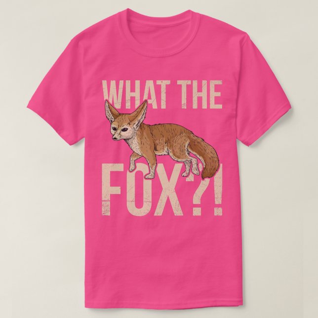 Vad är FoPun för en Fennec Fo Fläkt Premium? T Shirt (Design framsida)