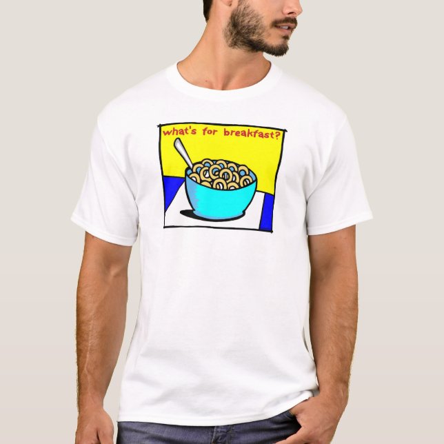 Vad är för frukostT-tröja Tee (Framsida)