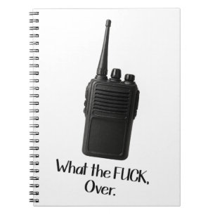Vad är Fu*k över den berömda Walkie Talkie Icon? Anteckningsbok