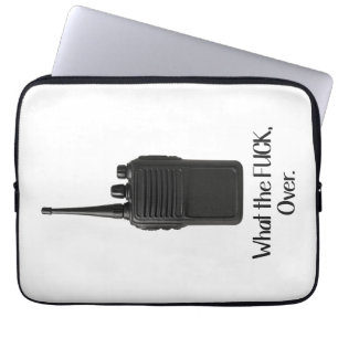 Vad är Fu*k över den berömda Walkie Talkie Icon? Laptop Fodral
