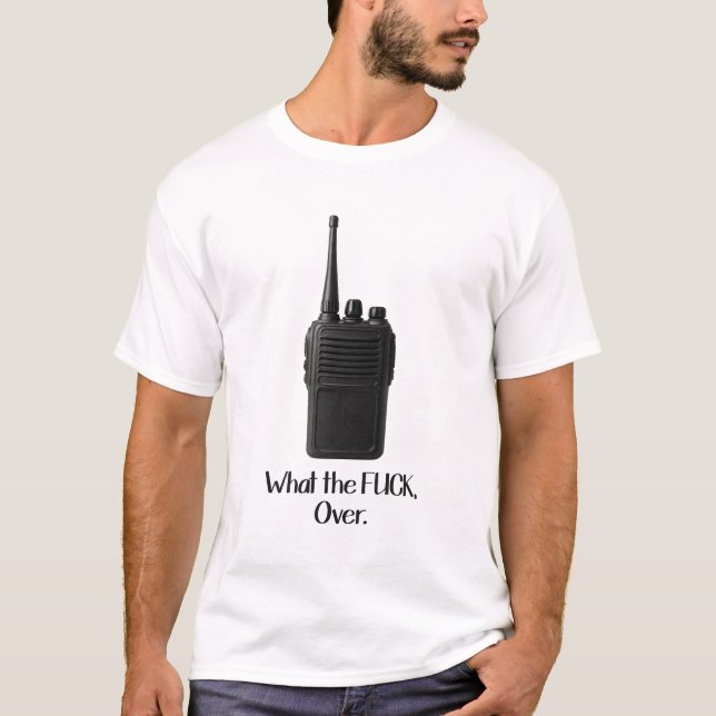 Vad är Fu*k över den berömda Walkie Talkie Icon? T Shirt (Framsida)