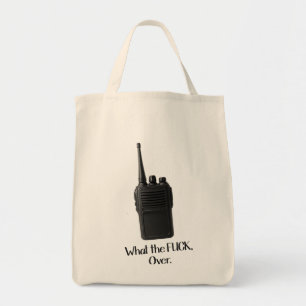 Vad är Fu*k över den berömda Walkie Talkie Icon? Tygkasse