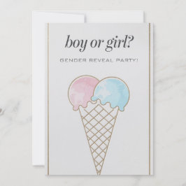 Vad är genderna för ostoppad glass? inbjudningar