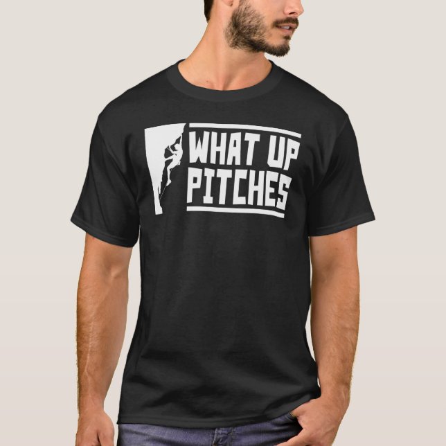 Vad är grejen med klätterleder  Klippklättring T Shirt (Framsida)