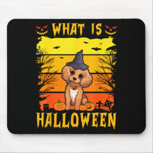 Vad är halloween valp musmatta