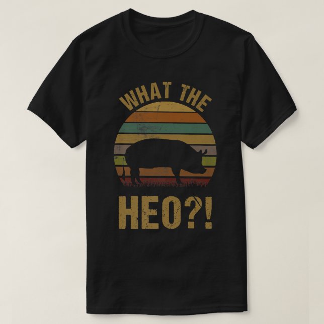 Vad är Heo Funny Vietnamese Viet Asian Gris Pun V? T Shirt (Design framsida)