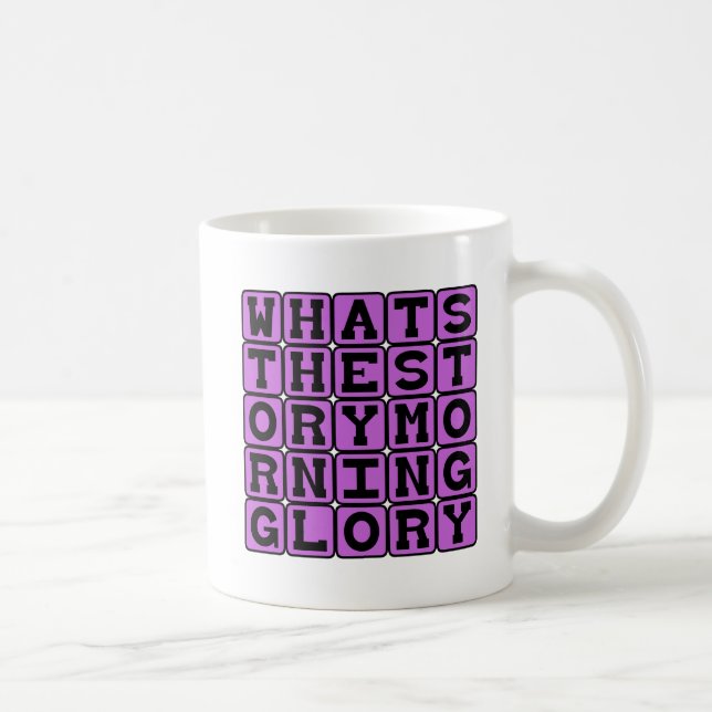 Vad Är Historien, Morning Glory Kaffemugg (Höger)