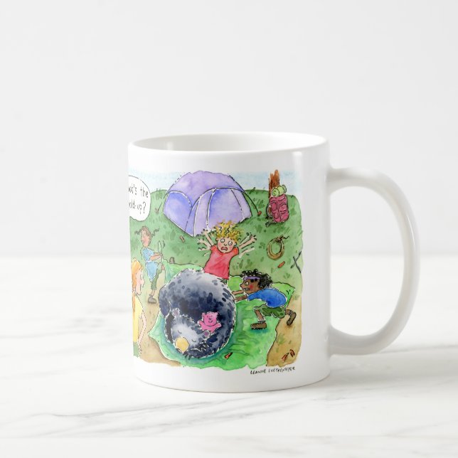 "Vad är Holdup?" Philmont Women Skogsvaktare Mugg (Höger)