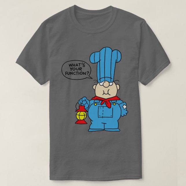Vad är humor-motorn? t shirt (Design framsida)