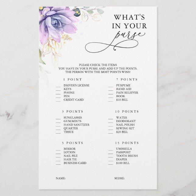 Vad är i ditt handväsen för självklar Möhippa? (Framsida)