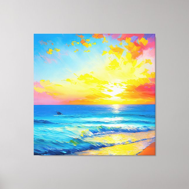 "Vad är i vatten?" Canvastryck (Framsida)