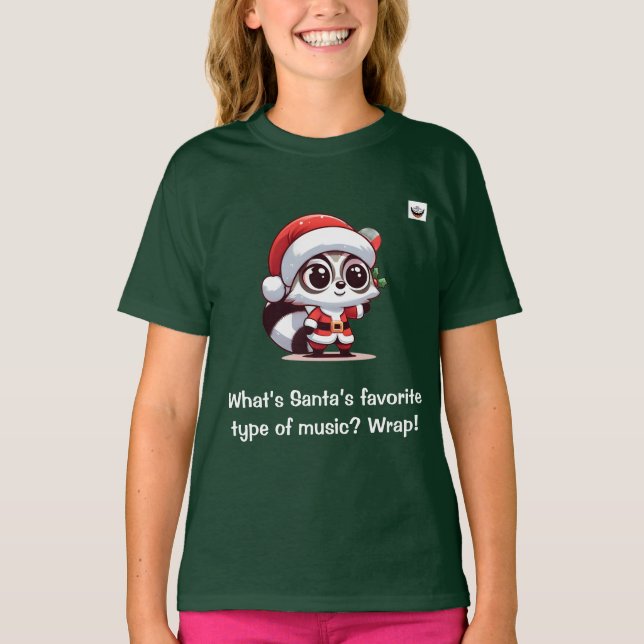 Vad är jultomtens favoritmusik? Unisex? T Shirt (Framsida)