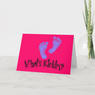 Vad är Kickin? Moderskap-kort Meddelande