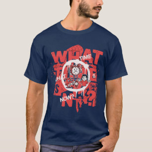 Vad Är Klockan Nu? Streetwear-grafik T Shirt