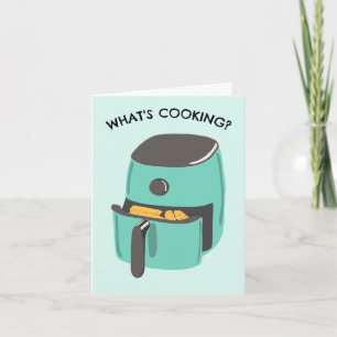 Vad är kokning? Funny Luft Fryer Hälsning Kort