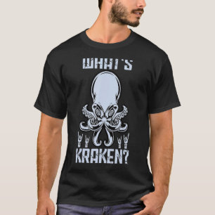 Vad är Kraken Cephalopod Terror Scary Octopus? T Shirt