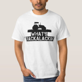 Vad är land för det Trackalackin roligt T Shirt